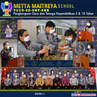 Penghargaan Pengabdian Guru dan Tenaga Kependidikan 5 & 10 Tahun | SEKOLAH METTA MAITREYA